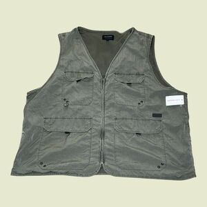 NEW Lucky Brand US Army Men Military Utility Vest XXL Olive Green Nylon Tactical